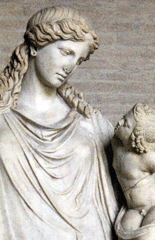 Eirene met kleine Plutus