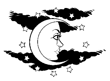 Een afbeelding van de maan.